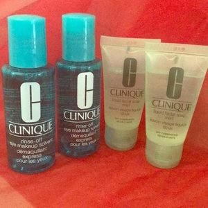 Clinique Rinse Off Eye Makeup + Liquid Facial Soap